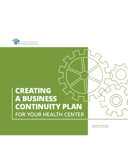 Creating a Business Continuity Plan for Your Health Center