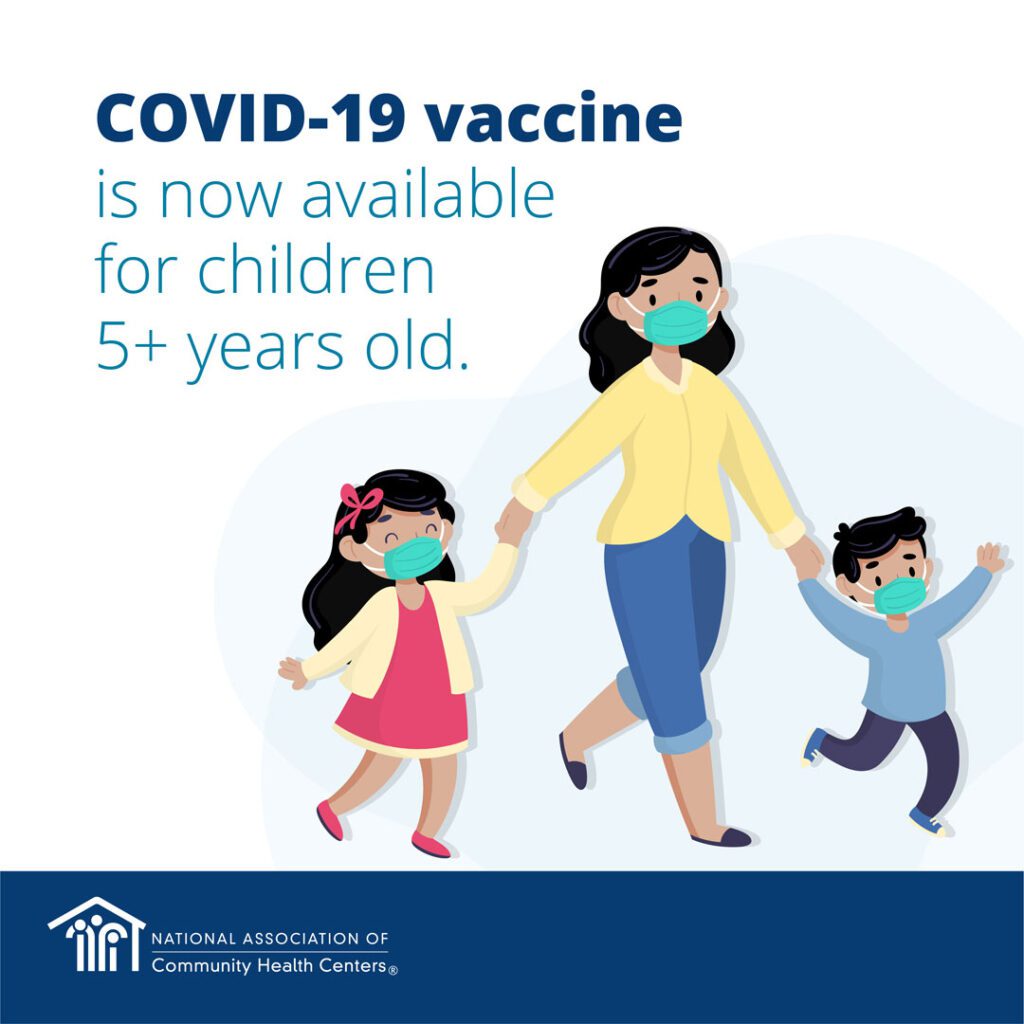 COVID-19 vaccine is now available for children 5+ years old