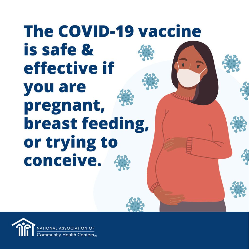 The COVID-19 vaccine is safe and effective if you are pregnant or breast feeding