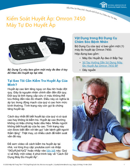 Blood Pressure Control (Vietnamese)