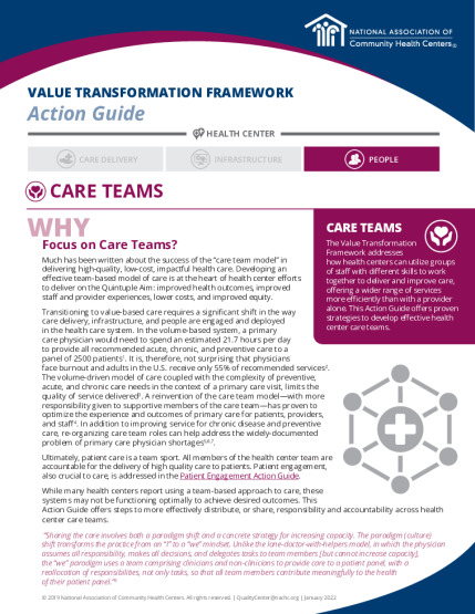 Care Teams Action Guide