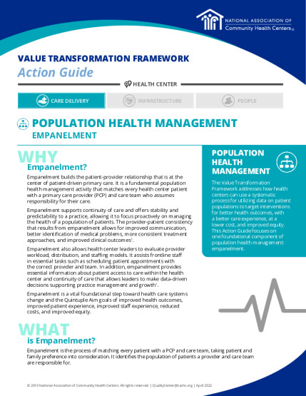 Population Health Management: Empanelment Guide