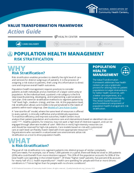 Population Health Management: Risk Stratification
