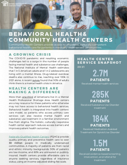 Behavioral Health and Community Health Centers