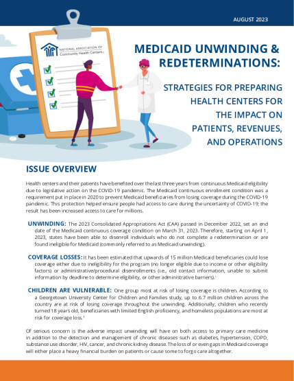 Medicaid Unwinding & Renewals: Strategies for Health Centers