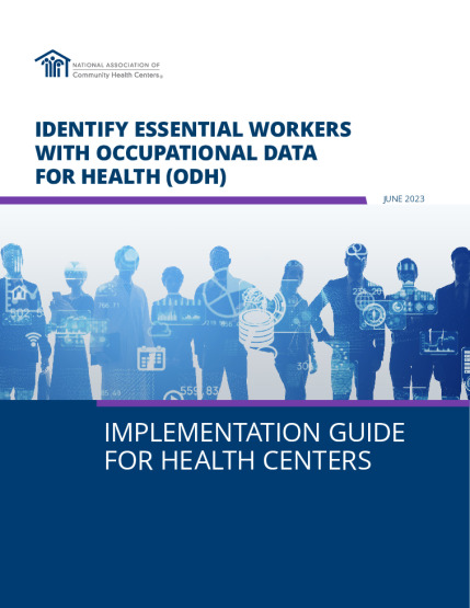 Identify Essential Workers With Occupational Data For Health (ODH)